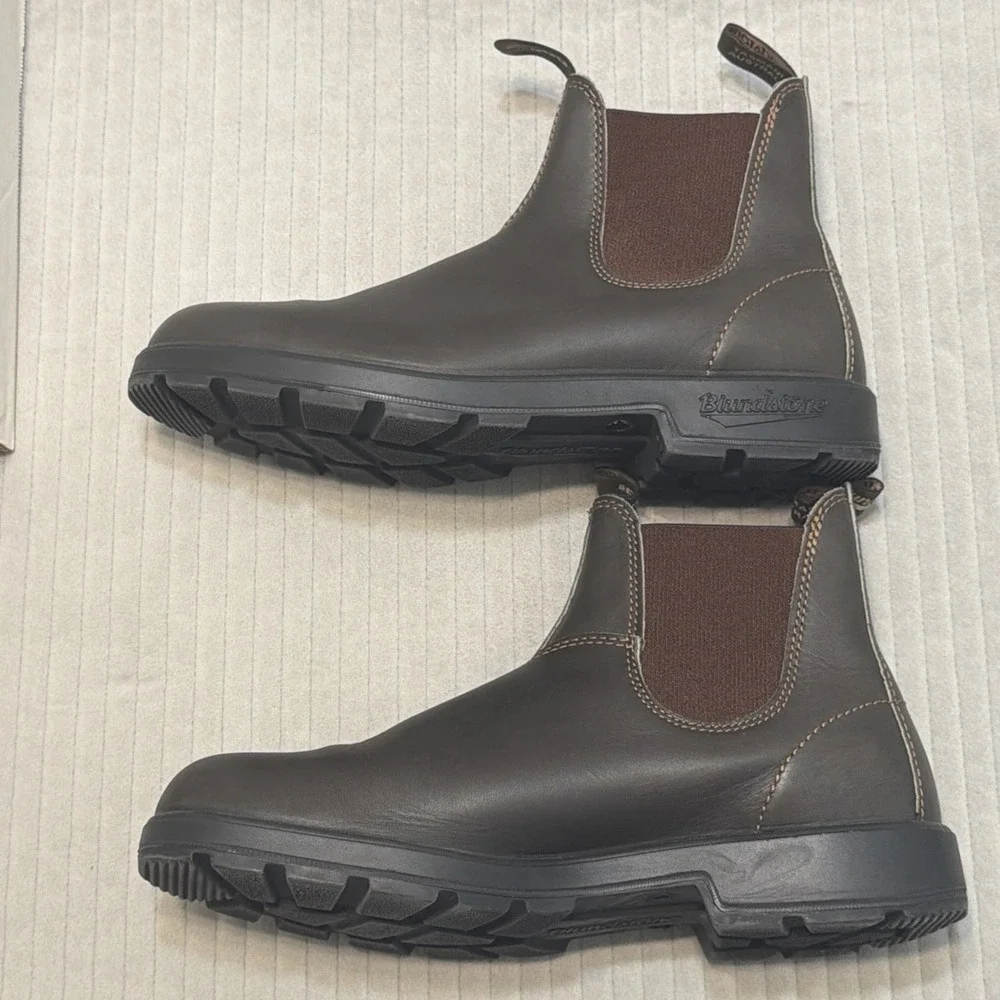 Blundstone 500 Chelsea Boots Mens US 11 AU 10 Brown Leather Casual Everyday